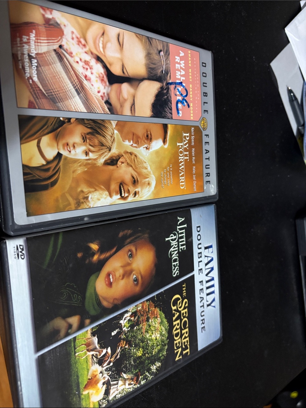 Family Double Feature DVD Set - Black 4 movies. Double Features!